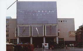 This is the Theatre, situated in the citycentre, opposite concerthall De Doelen